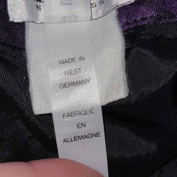 BOSS HUGO BOSS Vintage West Germany Faux Wrap Skirt, Size 10 - Picture 5 of 6